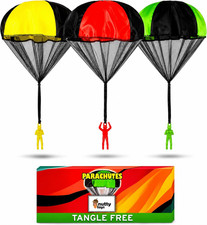 Parachute Toys For Kids Tangle Free Outdoor Flying Parachute Men Top Indoor NEW