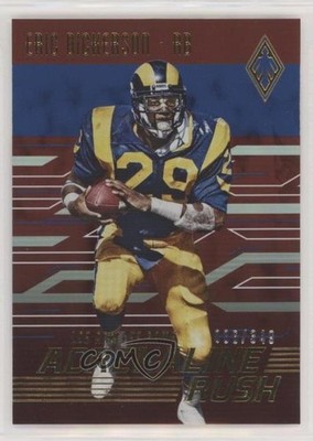 2016 Panini Phoenix Adrenaline Rush Red 96/349 Eric Dickerson #AR-ED HOF yf0