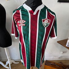 Umbro Fluminense 2020 Home Shirt Short Sleeve Adults Size M Multicoloured