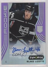 2019-20 Upper Deck Synergy Rookies Purple 9/46 Blake Lizotte #65 Auto 0f1e