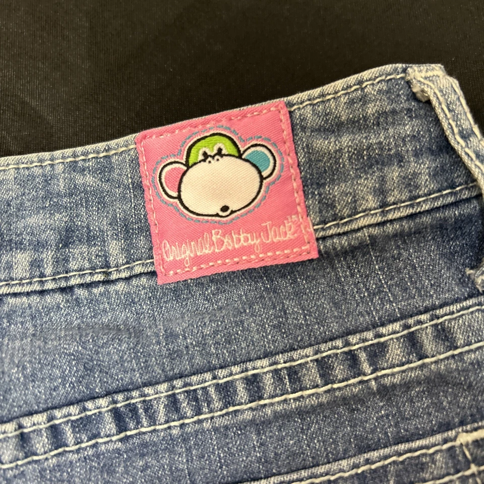 Bobby Jack Y2K джинсовой ткани мини юбка вышитая девочек 12 - Изображение 3 из 4