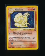 NINETALES 13/130 BASE SET 2 ENGLISH HOLO RARE 80HP 1999 POKEMON TCG C74 on eBay
