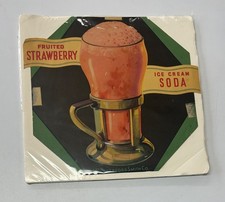 J. HUNGERFORD SMITH FRUITED STRAWBERRY ICE CREAM SODA ADVERTISING SIGN