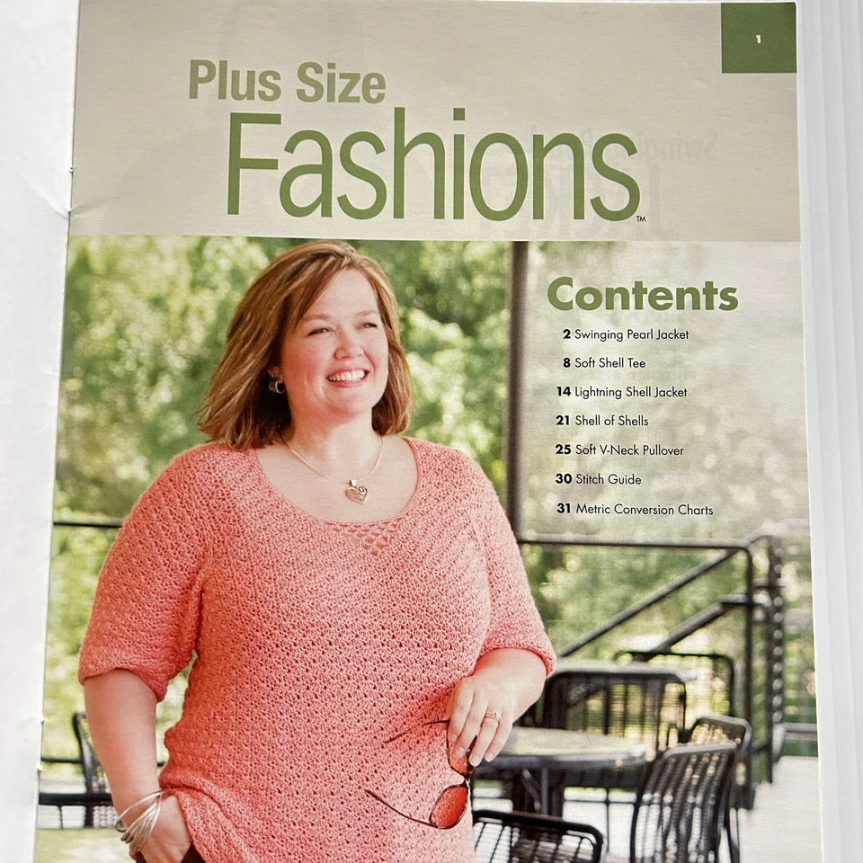 Annies Attic Crochet Pattern Leaflet 871069 Plus Size Fashion 1X - 6X Sizes - Image 3 of 4