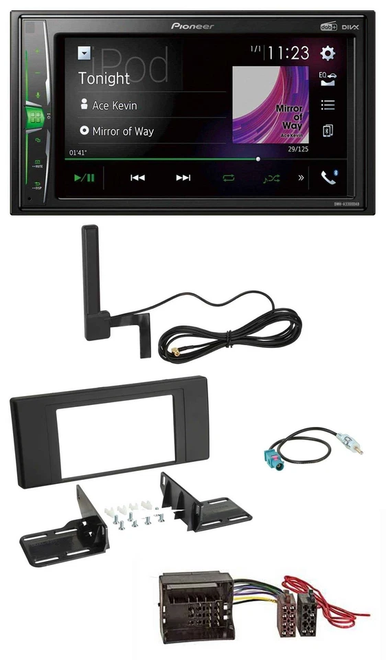 Pioneer MP3 DAB AUX 2DIN Bluetooth Autoradio für Land Rover Range Rover Vogue L3 - Bild 1 von 4