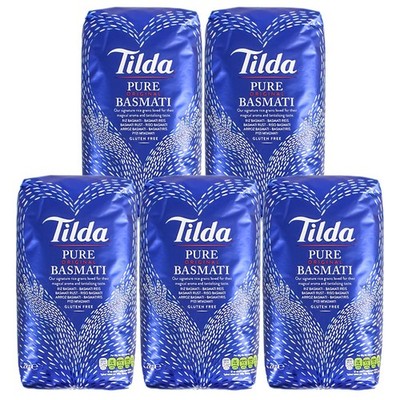 10kg (5x2kg) Tilda Basmati Reis Basmatireis Langkorn Basmati Rice