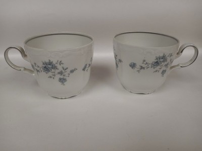 Johann Haviland Bavaria Germany Blue Garland  2 piece Coffee Tea Cups