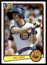 Jody Davis 1983 Donruss #183 Chicago Cubs MLB READ FREE SHIPPING AutographDen