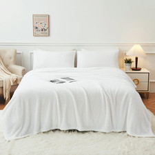 Yiyea Faux Fur Sheets Luxury Ultra Soft Fleece Bed Sheets Set Fluffy Plush
