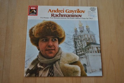 AB Rachmaninov Andrei Gavrilov Five Preludes Four Moments musiceaux Vinyl LP