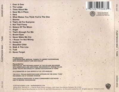 FLEETWOOD MAC TUSK [2015 REMASTER] NEW CD