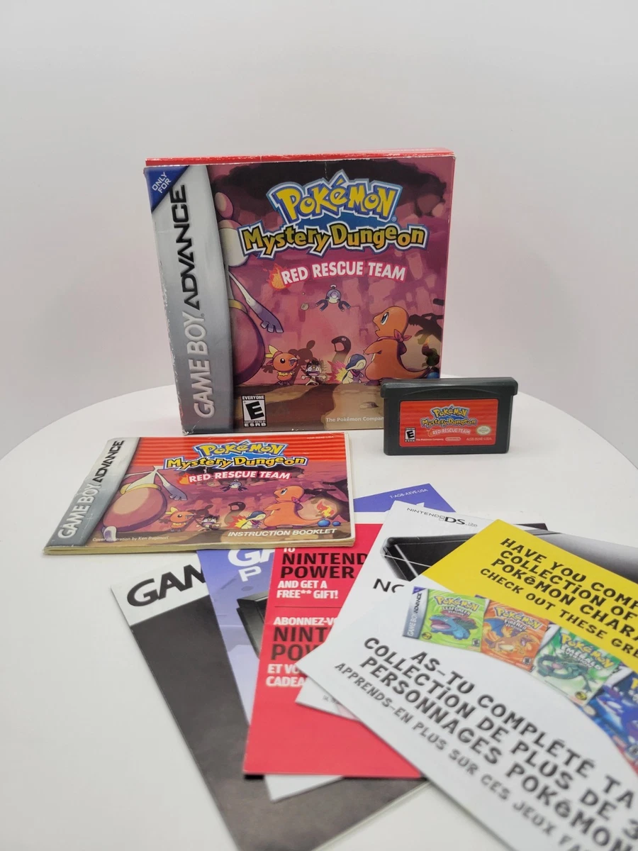Pokémon Mystery Dungeon Red Rescue Team Original Eua Gba