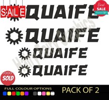 4X QUAIFE  DIFF Vinyl  Vinyl Sticker Decal Car Window Bumper Race Livery Mod
