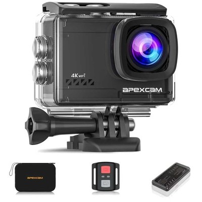 High-Resolution 4K Action Camera with Multiple Features