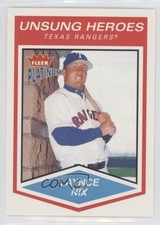 2004 Fleer Platinum Unsung Heroes Laynce Nix #181 5x8