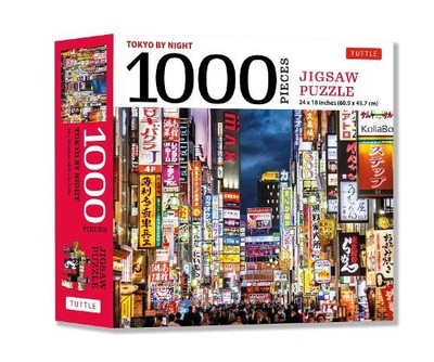 Tuttle Publishing Tokyo by Night - 1000 Piece Jigsaw Puzzle