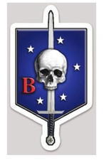 4" marine corps marsoc bravo bumper sticker decal usa made