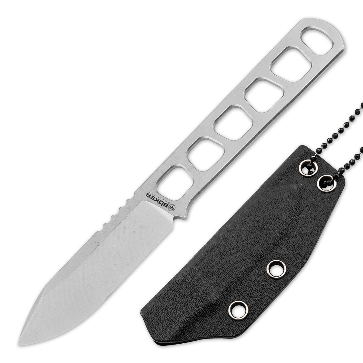 BOKER BFF Packlite Fixed Skeleton Neck Knife 2.56