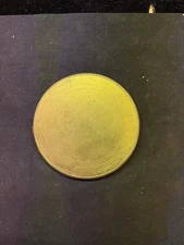 (N7) Antique French Mantle Clock Brass Back Door Rear Bezel Part Japy Marti Era