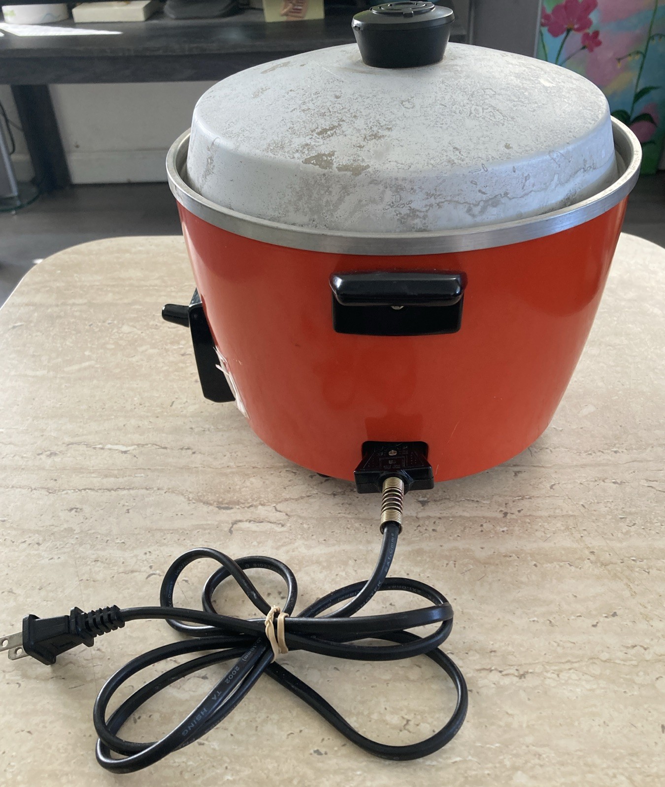 TATUNG TAC-6 Orange Rice Cooker Steamer (AC 110V)