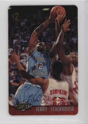 1996 Assets Phone Cards $2 Jerry Stackhouse #25 1md