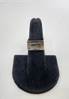 Vintage 925 Sterling Silver Ecuador Rectangle Ring 5.6g