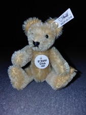 1997 Steiff Club Tan Teddy Bear Fully Jointed NIB