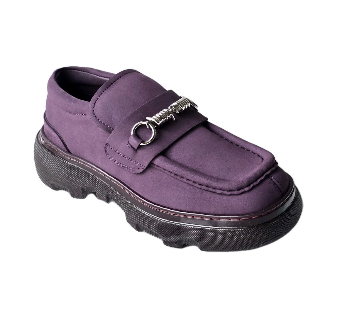 Burberry Chunky Loafers Creeper Clamp Men's US 6.5 UK 5.5 39.5