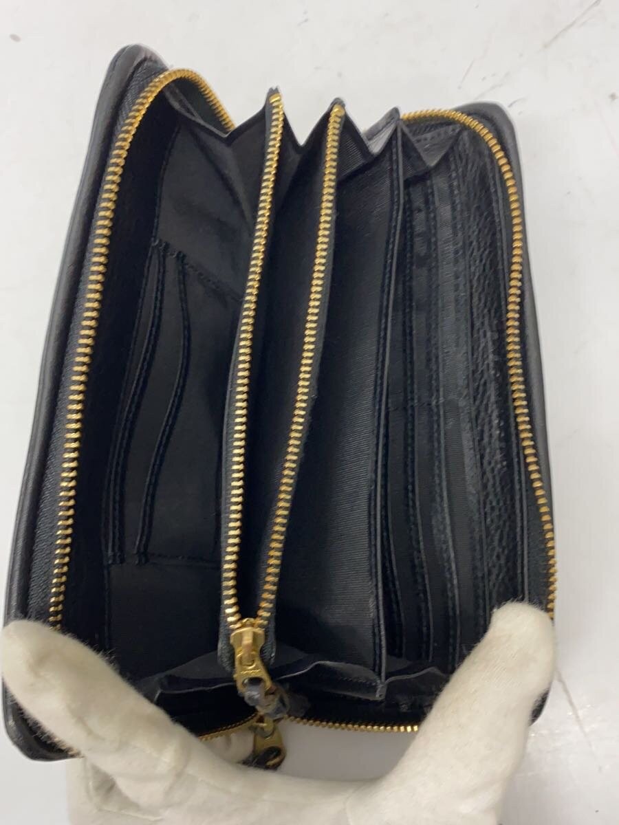 BASIC AND ACCENT Long Wallet Leather Gray Plain M… - image 3