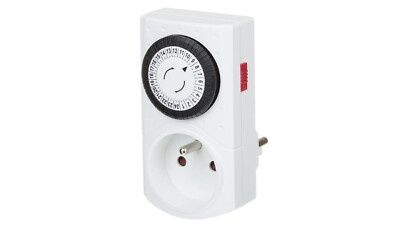 Mechanischer Timer 24h / 30 Minuten, weiß / 67074 