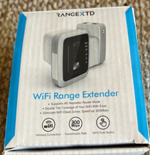 RangeXTD WiFi Range Extender Signal Booster Speeds Up To 300mbps