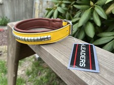 Leather Dog Collar 18  -20  - Beautiful 
