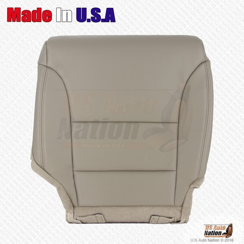 2012 - 2016 For Honda CR-V Driver Bottom & Top Genuine Leather Seat Cover Beige - Picture 4 of 5