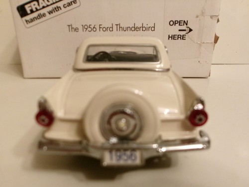 Danbury Mint 1956 Ford Thunderbird Cabrio Colonial White mit Box - Bild 4 von 10