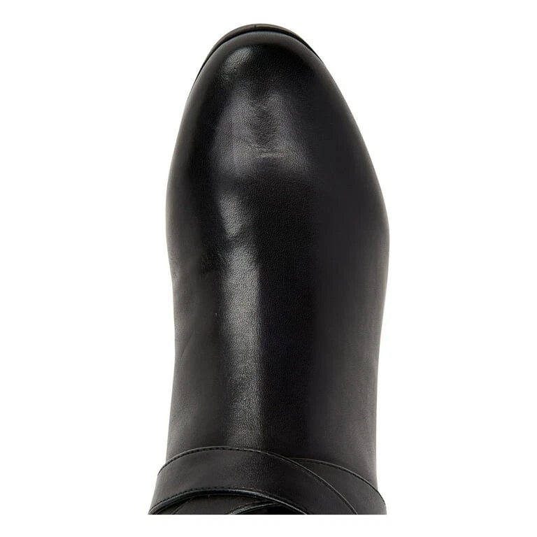 Nueva Bota Giant Bini Chelseyy Cuña Cuero, Negra 6.5M Foto 4 de 4