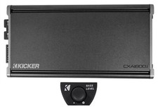 KICKER 46CXA18001 CXA1800.1 1800 Watt RMS Mono Car Audio Amplifier Amp Bass Knob