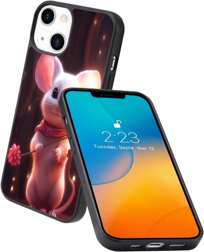 Anti scratch Cover kawaii animals mouse For iPhone SE XS XR Max 5 6 7 8 Plus - Picture 18 of 25