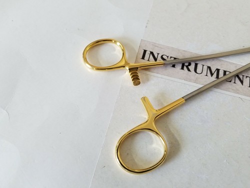 T/C Mayo Hegar Needle Holder Driver 8" with Tungsten Carbide Surgical Instrument - Picture 3 of 3