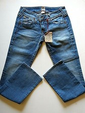 True Religion Billy Womens Flap Pockets Straight Stretch Jeans Sz 30