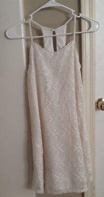 Cato Girls Cream Aztec Design Lace Dress Size Large | eBay