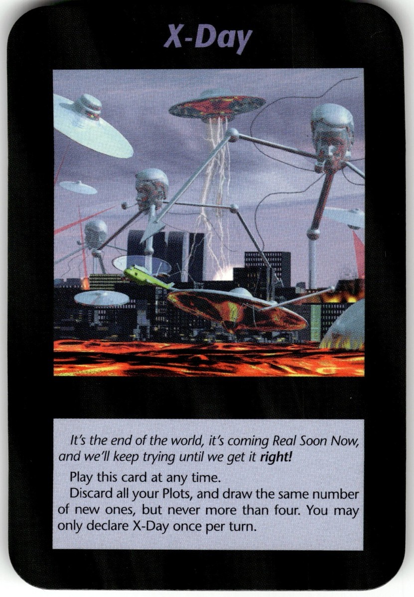 X-Day SubGenius Card INWO Illuminati New Word Order Game | eBay