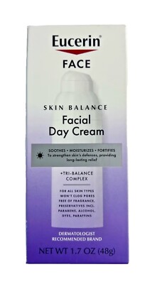 Eucerin Skin Balance Facial Day Cream W/ Tri-Balance Complex 1.7 oz