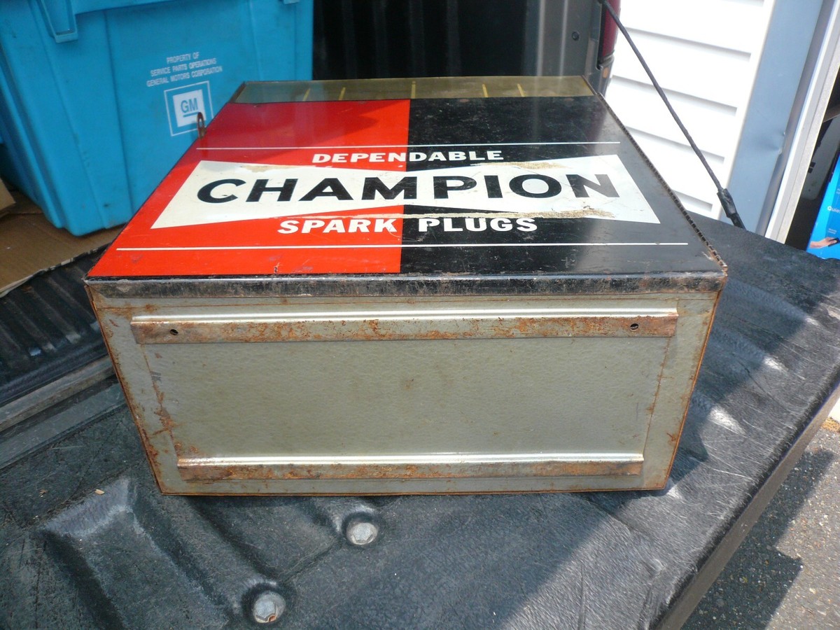 Champion Spark Plugs Cabinet - Vintage | eBay