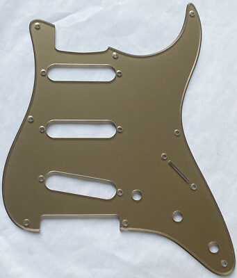 For 1-Ply Fender US 57' 8 screw Stratocaster Strat Guitar Pickguard,Acrylic gold
