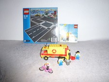 Lego City 7280 NUOVO + IMBALLO ORIGINALE + MAI APERTO + OBA +6693 auto della spazzatura + ciclista * rarità" 