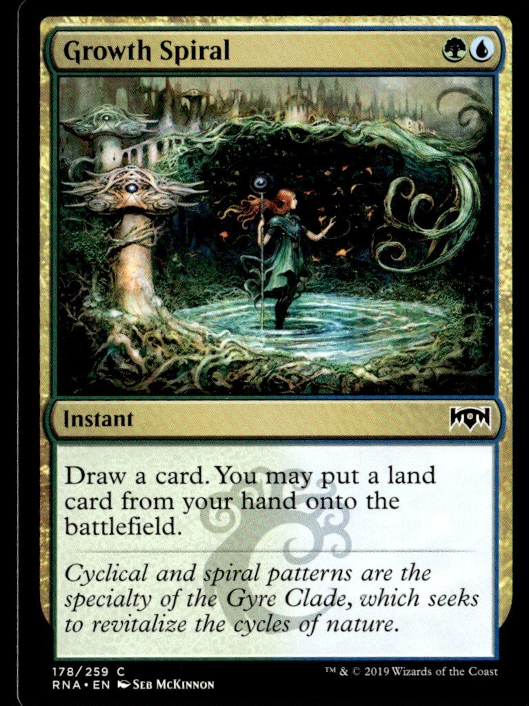 2019 Ravnica Allegiance Promos Growth Spiral Promo/Common #178
