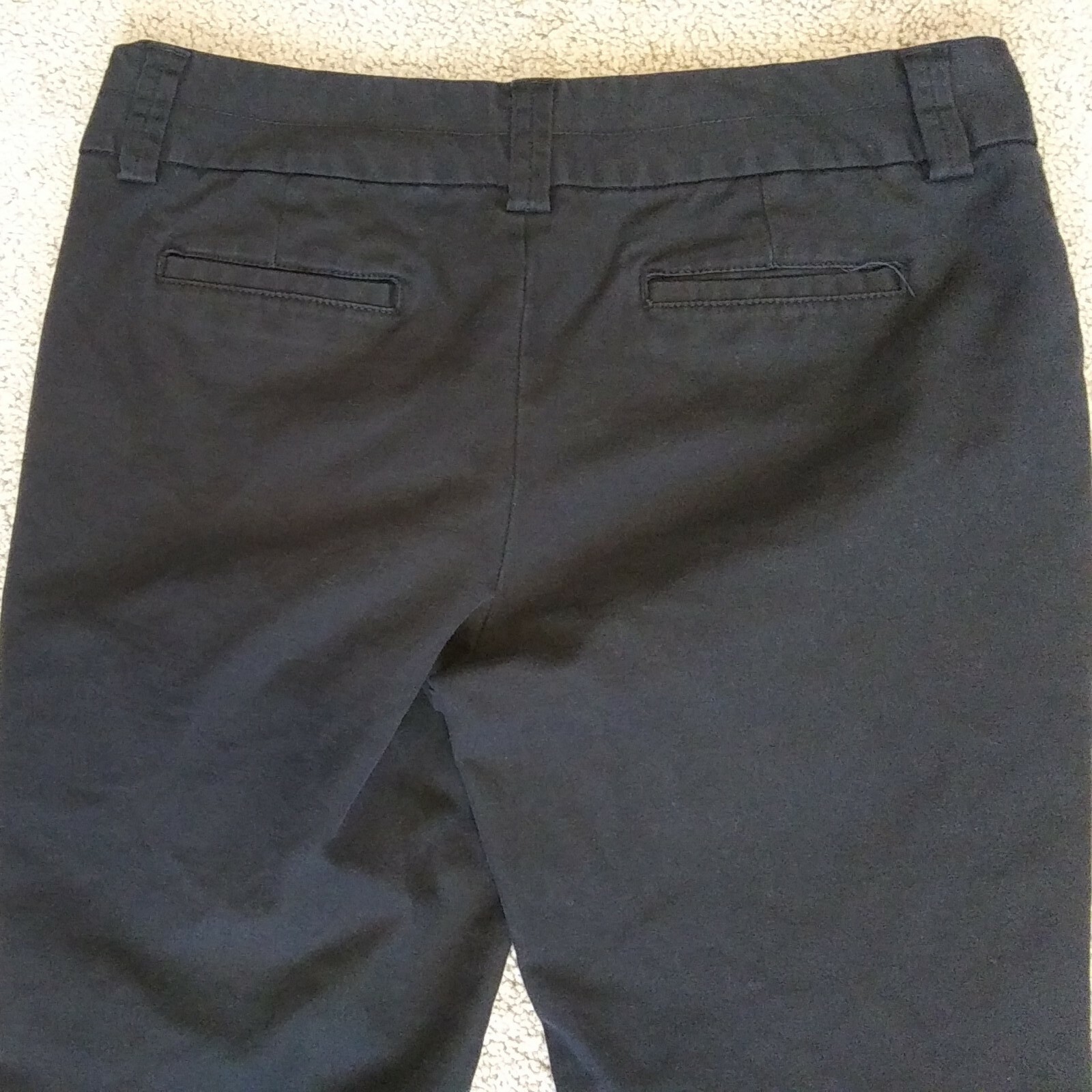 A.N.A. crop capris 12 black capri pants ANA pockets tapered Legs 