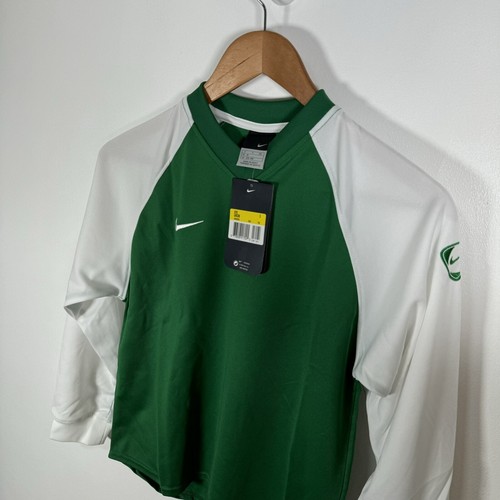 Nike Football Top Boys Size Small Age 8-10 Years Green White Long Sleeve Casual - Picture 3 of 14