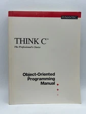 Symantec Think C Professionals Choice Object Oriented Programming Manual 1991