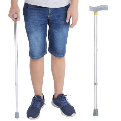 ASHLEY HOUSEWARES Telescopic Walking Stick Adjustable Height Lightweight Portable Retractable Cane